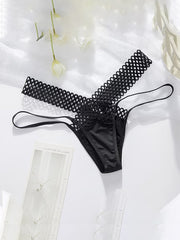 Low Waist Hollow T Pants Bow  G String - ED