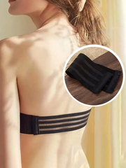 1pc Strapless Elastic With Double Hook Back Closure
