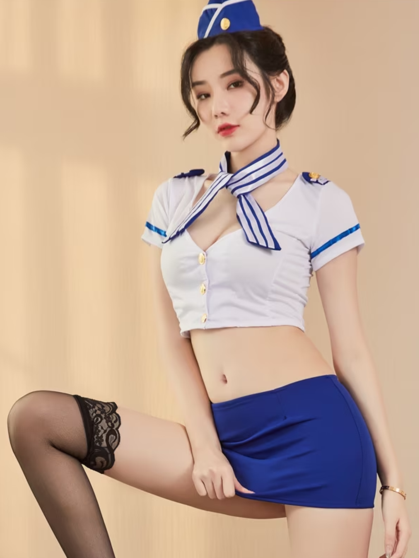 Air Hostess Cosplay Costumes