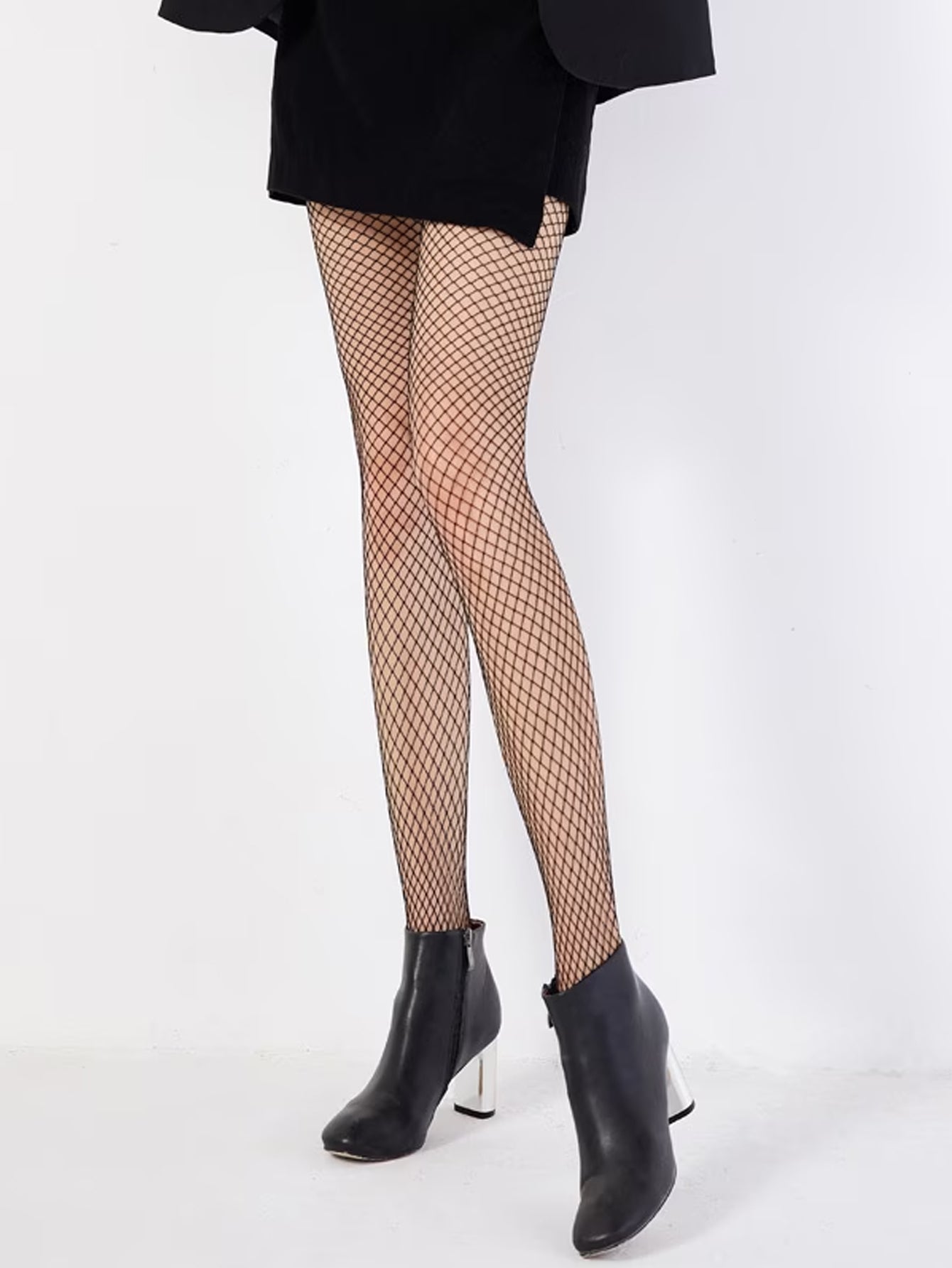 Fishnet Open Crotch Tights